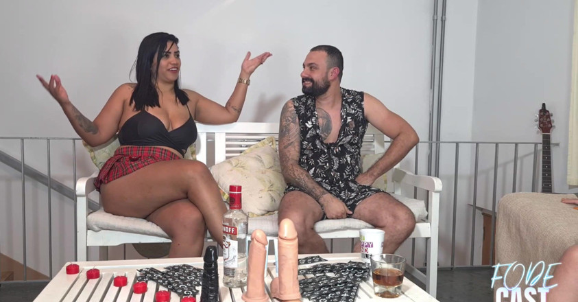 Mattos Movies: Fode Cast - Hot Talk with Couple Swap: Blonde and Brunette...
