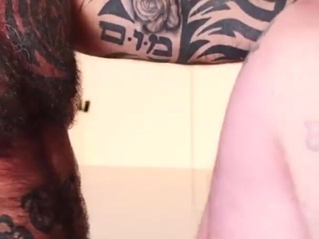 Bearfilms inked bear Marc Angelo raw breeds cub Jeremy Feist (Bear Films)