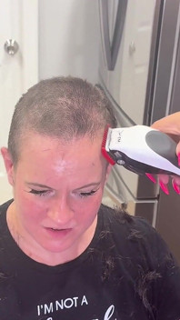 Shaving Quinn’s Head