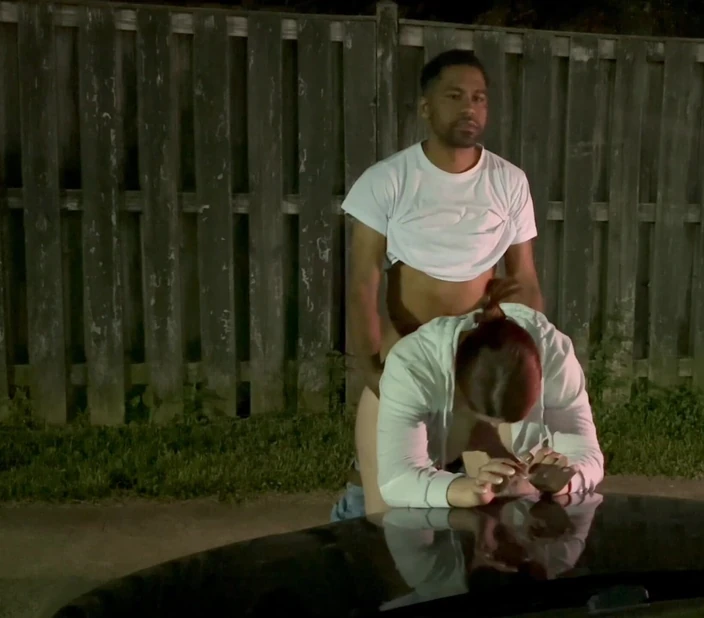Darrenblazeent: Hot MILF Rose Gets Plowed Outside and on Her Car...