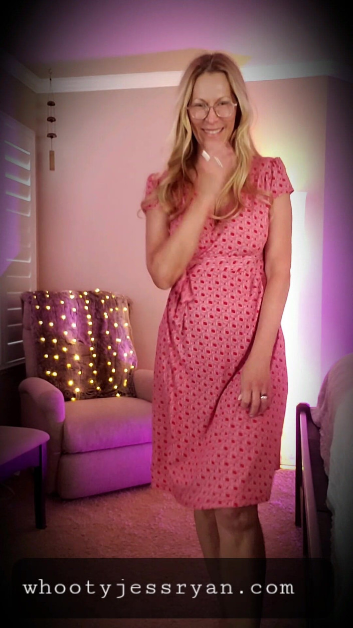 JessRyan: Camgirl Jess Ryan gör sexig retas med blinkande