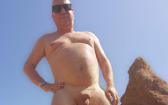 Robert Ellis: Robert nackt am strand
