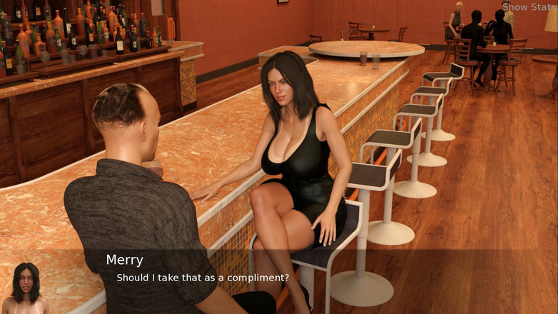 Porny Games: Ateşli evli kadın - bara gitmek (43)