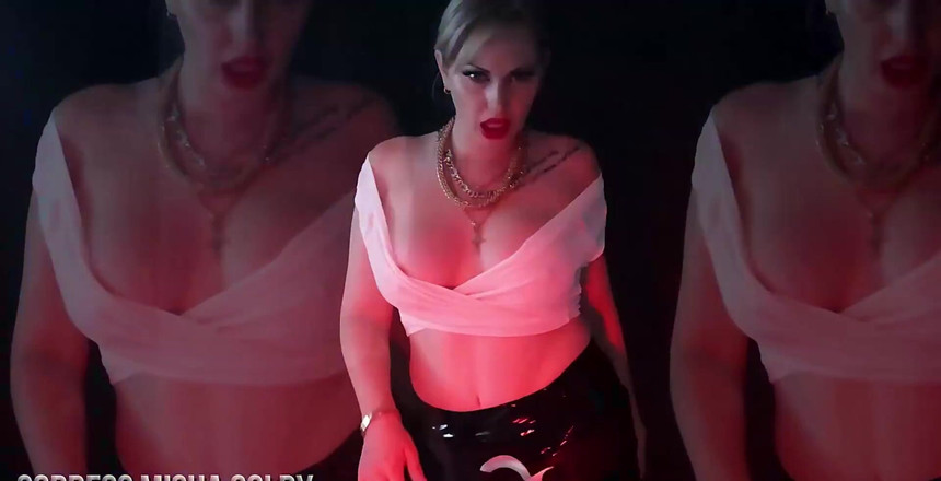 Goddess Misha Goldy: Jsme tu jen já a ty, tvůj tvrdý čůrák a tvá...