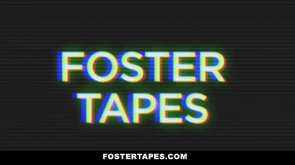 Foster Tapes: Nerdy brunette Alex Coal serves foster stepdaddy
