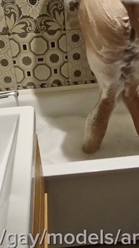 Massage a Sissy Femboy in the Bathroom Before Fucking!