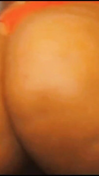 Big Black Ass in Panties Ass Clapping and Spreading Cheeks