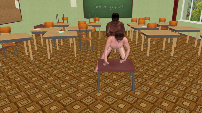 LustMen: 4k verticale geanimeerde 3D-homoscène - gepassioneerd moment langs achteren