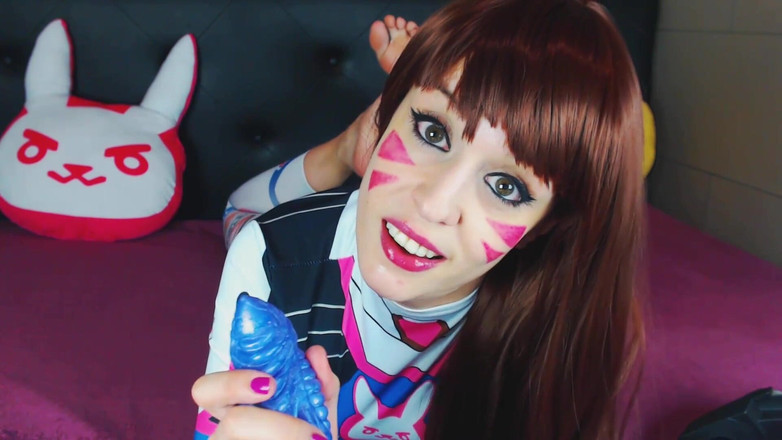 Candystart Videos: Fantezi dildo ve yüze boşalma ile Ahegao Dva