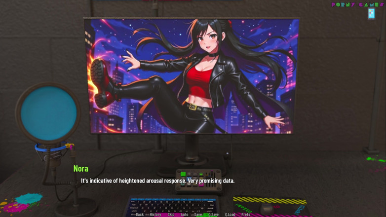 Porny Games: University Days door Greebo - een klap krijgen van het verlegen...