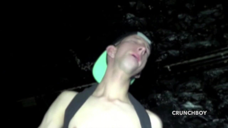 Crunch Boy: gang bang in publkc backroom with french boys