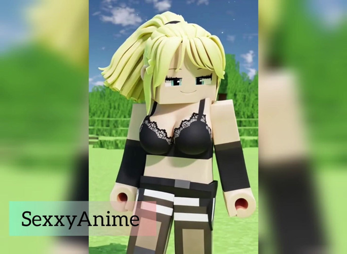 Sexxy anime: Beautiful Minecraft Models