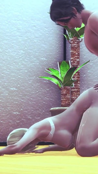 Déesse de la beauté lubrique - animation 3D