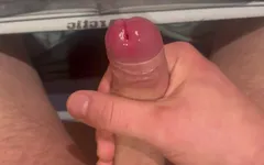 Masturbating My Dick in the Toilet and Filming It Close up