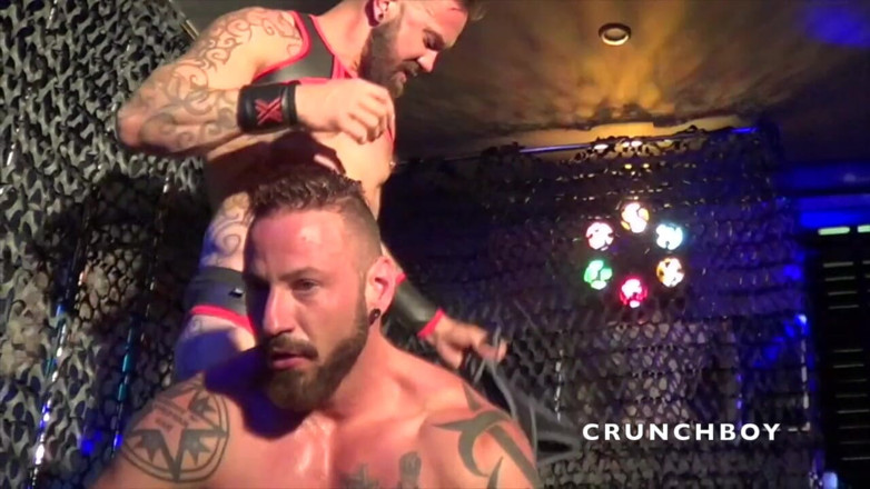 BAREBACK AND CREAMPIE CLUB: Show porno en direct avec Stéphane Raw et Antonio Miracle