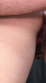 Hairy Bush Teen First Time Anal with a Senior