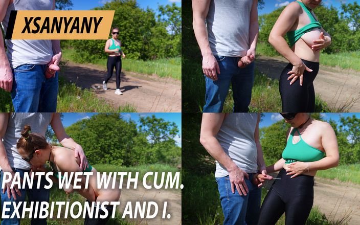 XSanyAny: Pants wet with cum