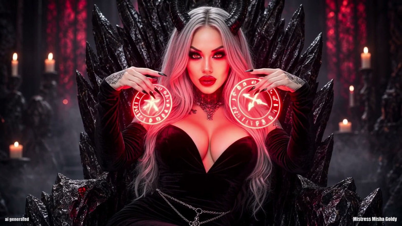 Goddess Misha Goldy: Ambele uși se termină pe genunchii tăi