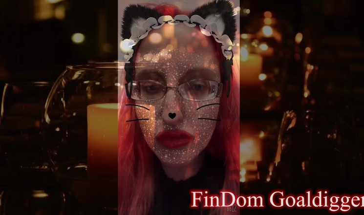 FinDom Goaldigger: Cat shemale prinses transformatie
