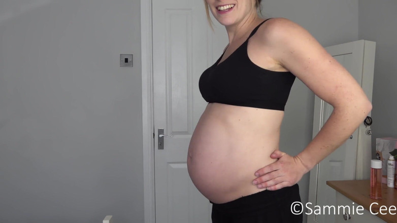Pregnant Sammie Cee: garbhavastha adyatan 34 saptah