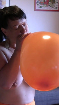 Pomarańczowy balon - Pomarańczowy strój - B2p