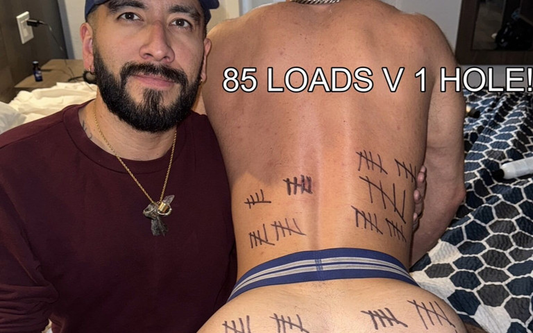 85 Loads Vs 1 Bottom! Gang Bang / Pump and Dump! (Let them watch)