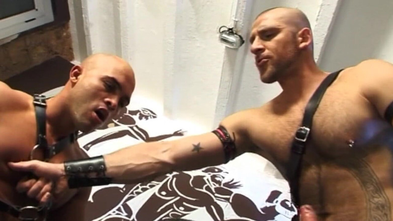 HARD PORN STUDIO: Hard sex in fetish outfits leather domination 2