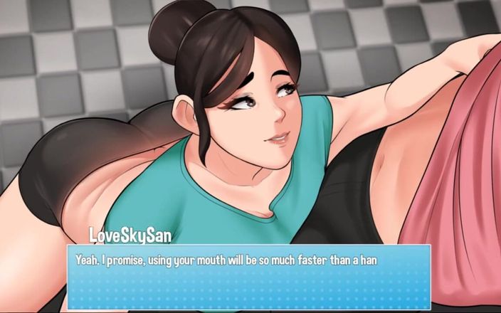 Visual Novel Collect LoveSkySan: House Chores - beta 0.3.1 भाग 7 मेरी कड़ी मेहनत के लिए इनाम