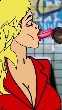 Esposa blanca chupa una gran polla negra en baño público sucio Esposa da mamada bbc en el gloryhole