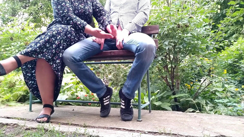 OurFetishLife: Handjob Outdoors in the Park with My Mother-in-law Turned Into...