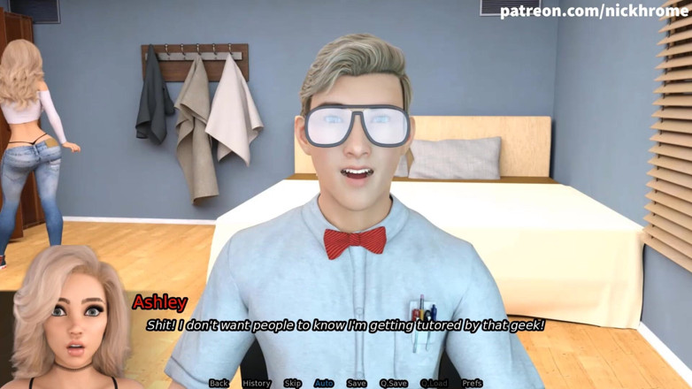 Visual Novels: SexBot 27 - getting hard at breakfast