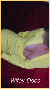 Wifey Looks Amazing in This Hot Braless Shirt