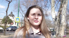 German Scout: GERMAN SCOUT - ragazza formosa di 18 anni con grandi tette lucie...