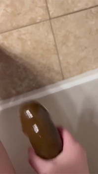 I love this huge BBC dildo 
