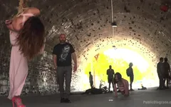 Newbie Penelope Gets Suspended, Flogged and Fucked
