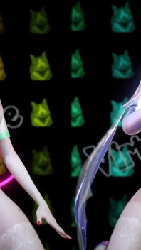 Beauty Lady Ride the Cock at Club- 3D Animation