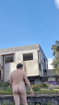 Completely Naked in a Square