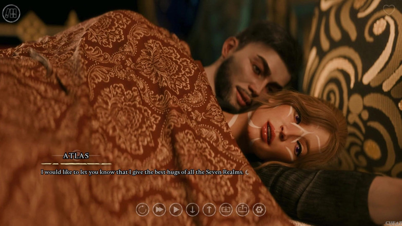 3D Cartoon Porn: Los siete reinos 55 - Atlas lame el coño de Kali y...