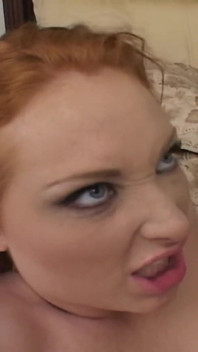 Vixen Vogel: Redhead, Young, Fucked by Two Big Cocks