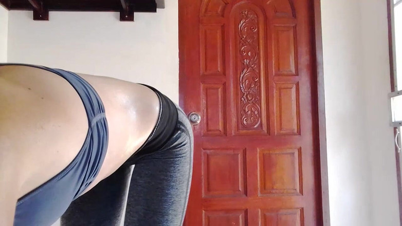 MissAnja_FH: Antrenament ultra transpirat, dans+2 orgasme