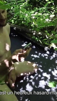 Vlog Agățare în pădurea sexy cu un hiker raw muie și spermă care mănâncă cu pasiune Maxime Horns