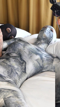 Nora Fox Wolf Zentai Encasement Machine