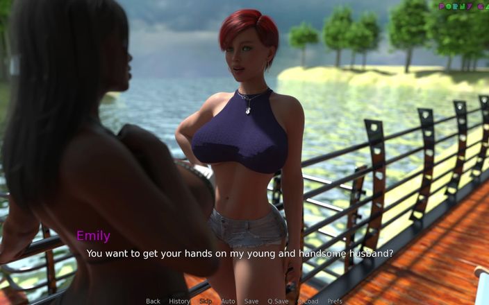 Porny Games: Just Maried by K4soft - Meeting a Horny Couple by the...