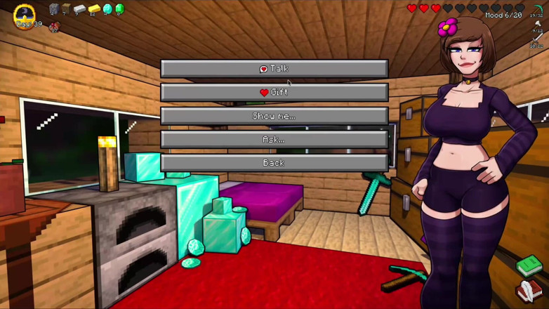 Alita: Parodia Hornycraft Minecraft - Steve Dostaje niechlujstwa głębokie gardło Obciąganie od...