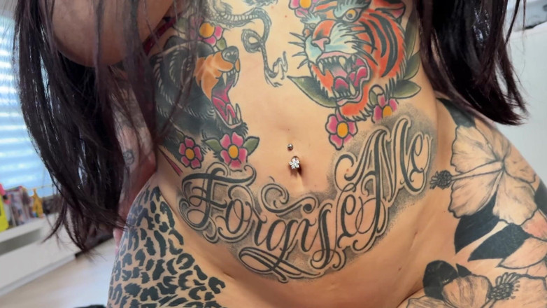 Teddy Tarantino: Thick Tatted Babe Valentine Vixen Fucks Stepbro Teddy Tarantino