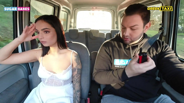 SugarBabesTV: Greek taxi: Sofia Pavlidi Double Tariff