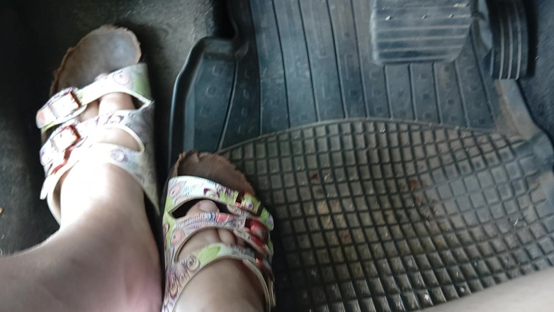 tammara big: Pedaling with Birkenstock Shoes