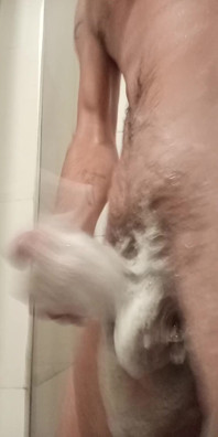 Shower Play Big Cock