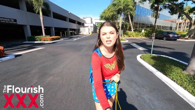 The Flourish XXX: Wonder woman catches her cheating man gets creampie - Anastasia Rose