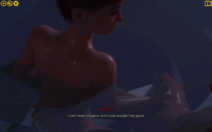 3D Cartoon Porn: Keseronokan saya 18 - Lori menunjukkan payudaranya kepada Julian dan meminta rating